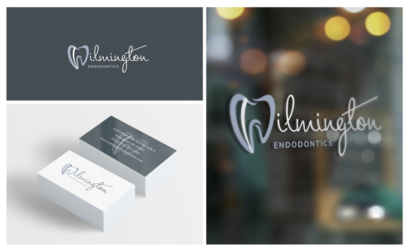 Wilmington Endodontics logo mockup