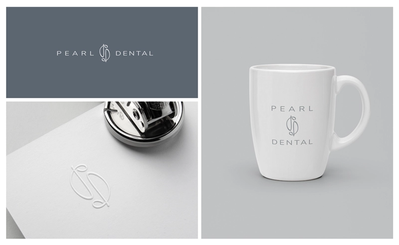 Pearl Dental logo shown on products