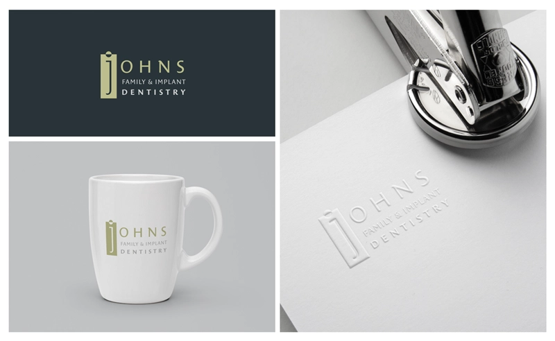 Johns Family & Implant Dentistry logo shown on products