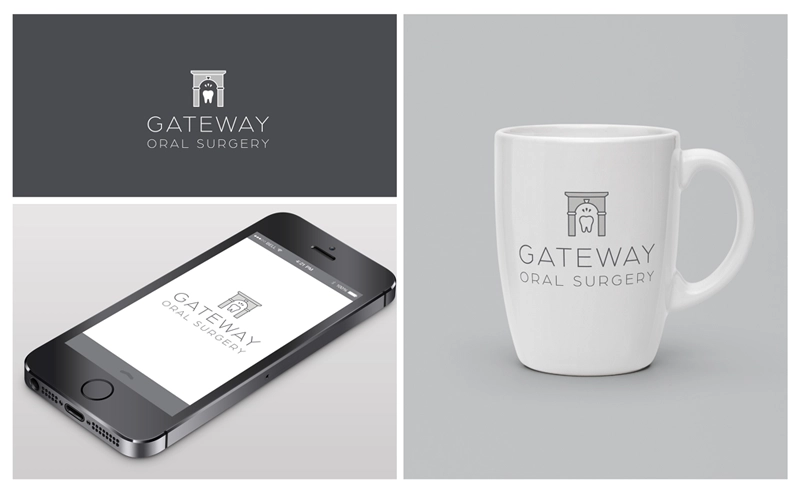 Gateway Oral Surgery logo shown on products